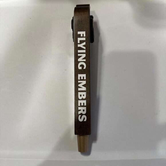 Flying Embers Silver And Wood Beer Tap Handle California - Picture 4 of 6